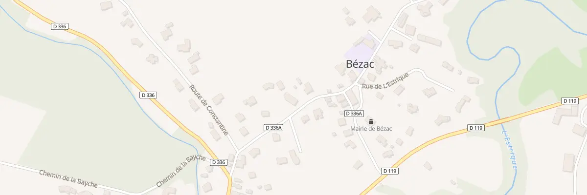 Plan du 12 Fiquet à Bézac