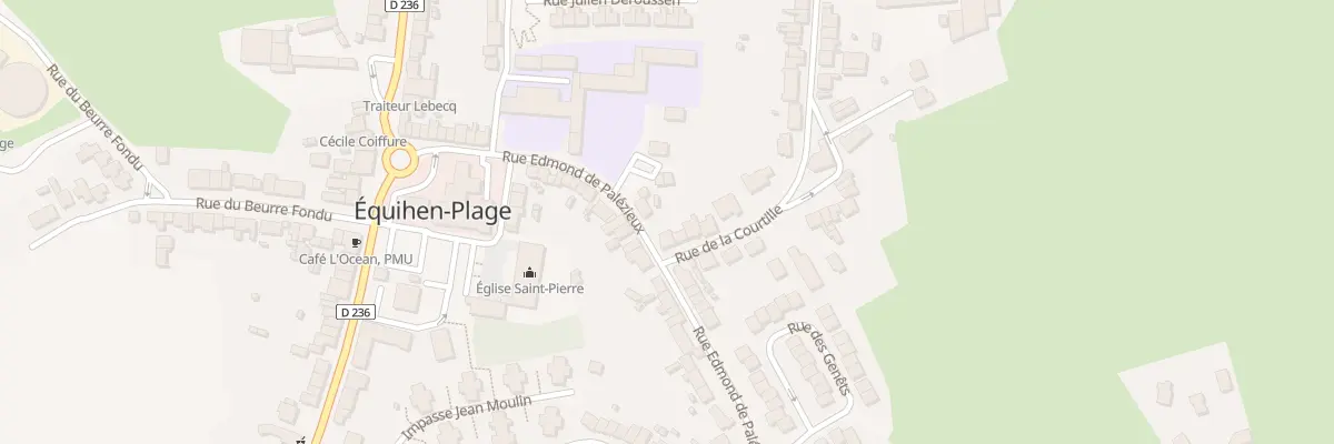 Plan du 1 Rue de la Courtille à Équihen-Plage