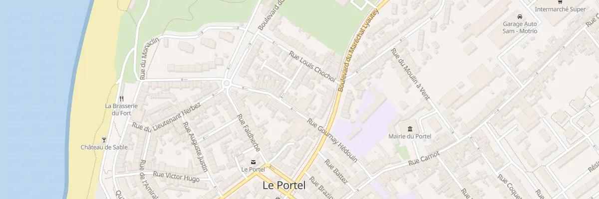 Plan du 27 Rue Gournay Hédouin au Portel