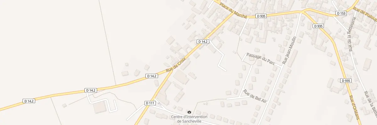 Plan du 79A Rue de Croix à Sancheville
