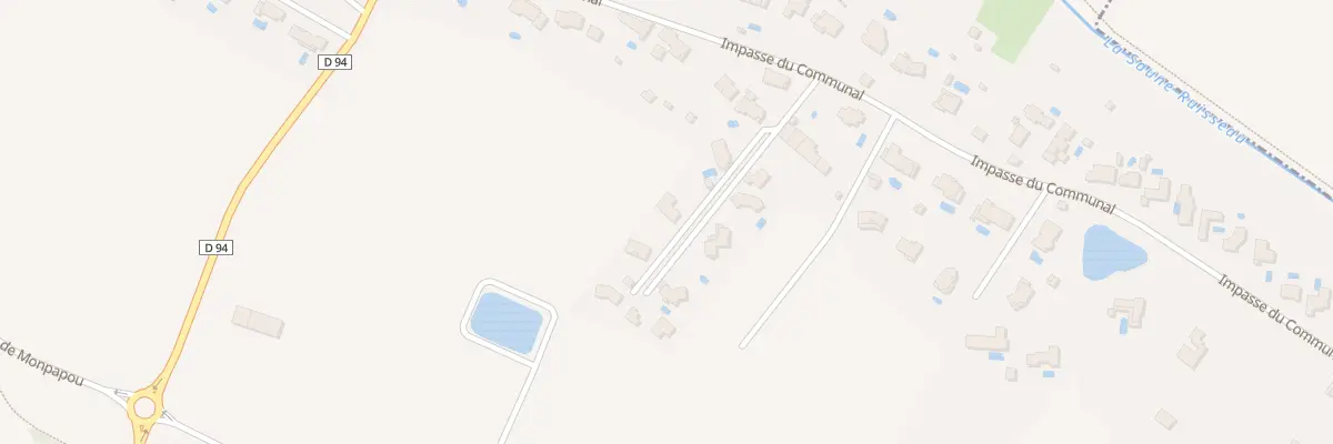 Plan du 22 Imp du Communal à Lauzerville