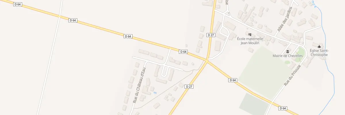 Plan du 6 Rue du Château d’Eau à Chezelles