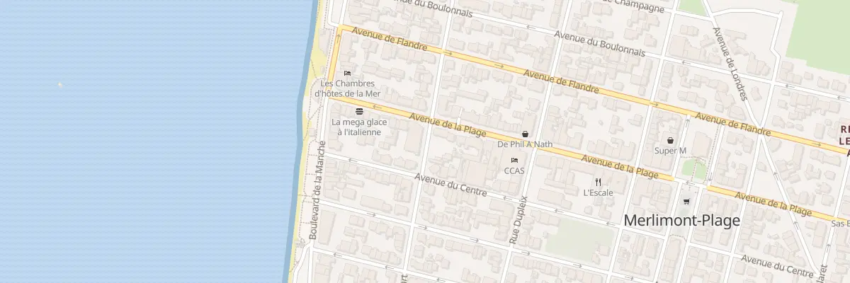 Plan du 26 Av de la Plage à Merlimont