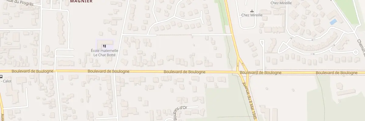 Plan du 71 Bd de Boulogne à Berck