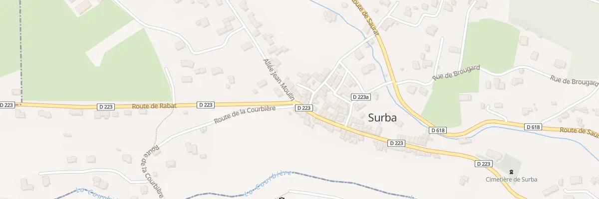 Plan du 51 Surba à Surba