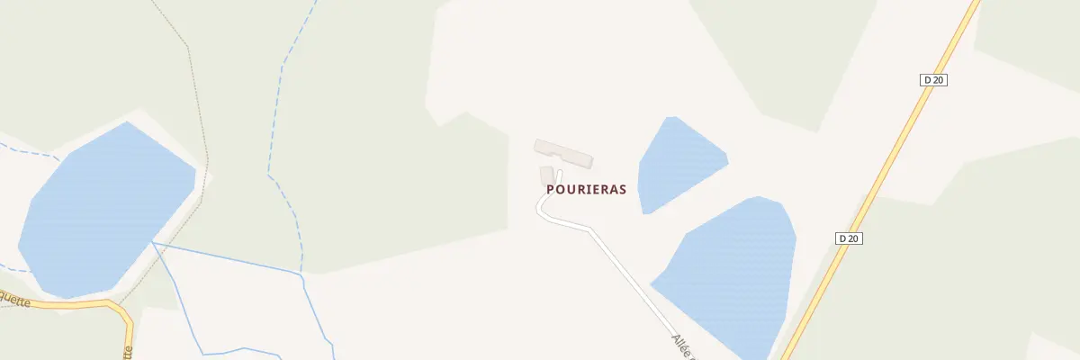 Plan du 5071 A Pourieras à Lamongerie