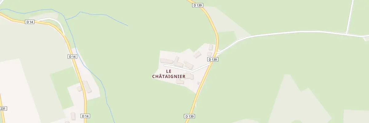 Plan du 4 Le Chataignier à Champnétery