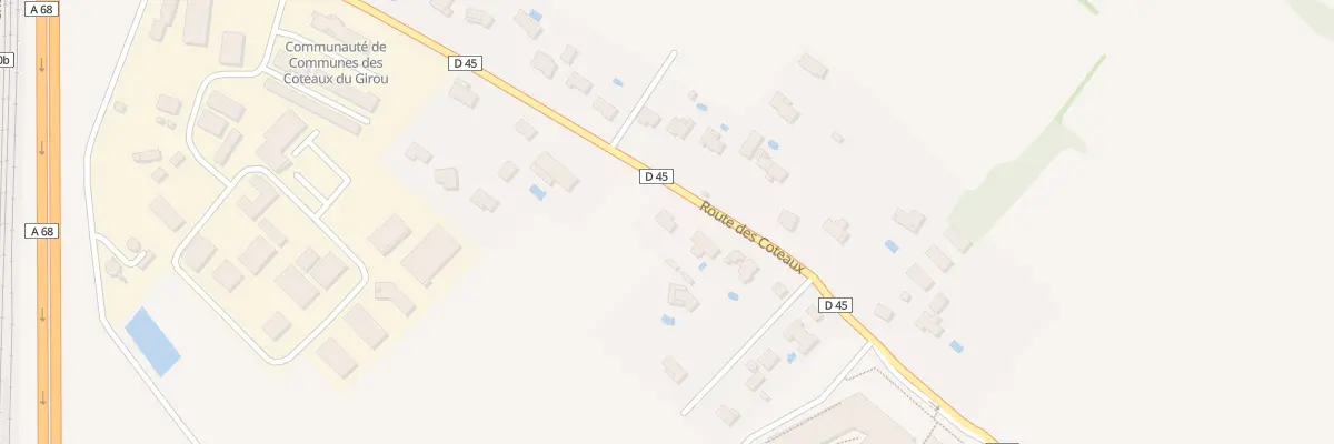 Plan du 1425 Rte des Coteaux à Gragnague