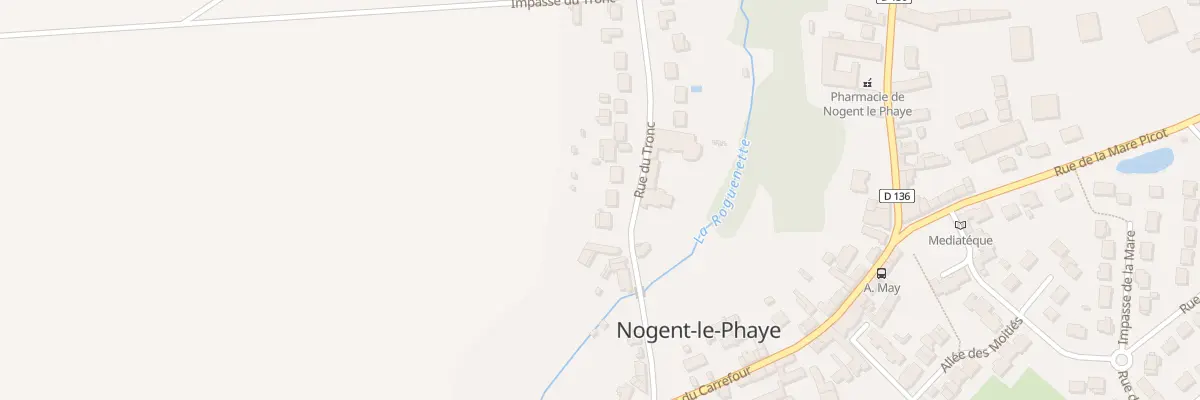 Plan du 11 Rue du Tronc à Nogent-le-Phaye