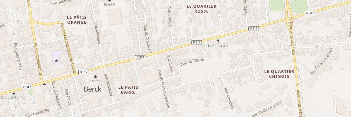 Plan du 160 Rue de l’Impératrice à Berck