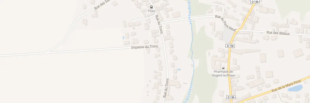 Plan du 19 Rue du Tronc à Nogent-le-Phaye