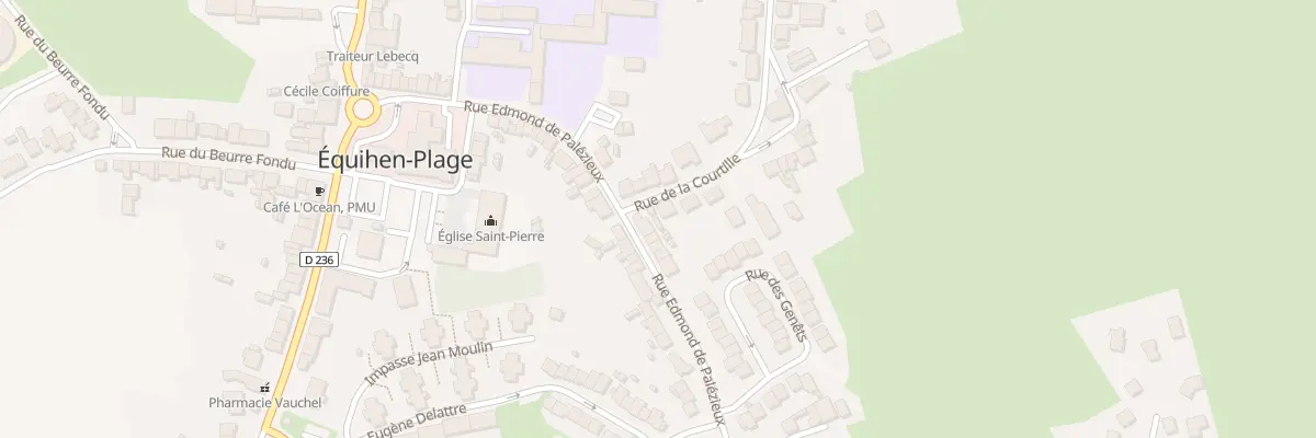 Plan du 2 Rue de la Courtille à Équihen-Plage