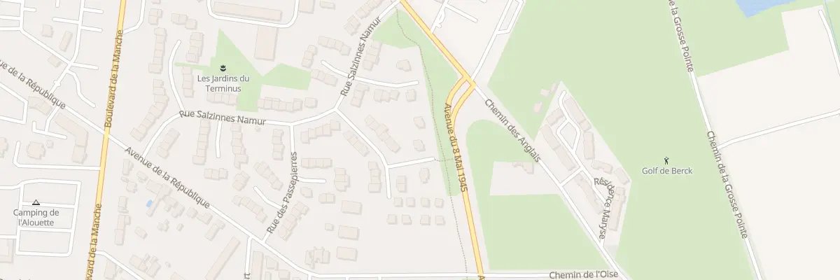 Plan du 13 Rue du Tir aux Pigeons à Berck