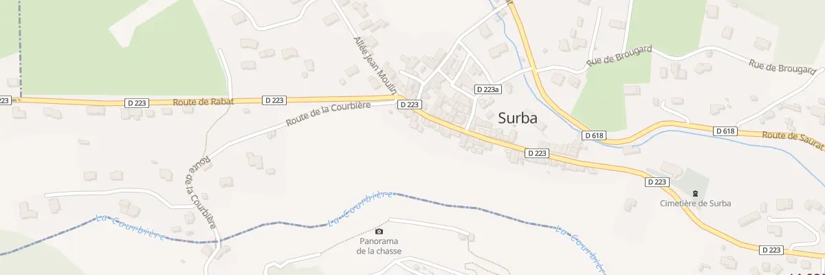 Plan du 57 Surba à Surba