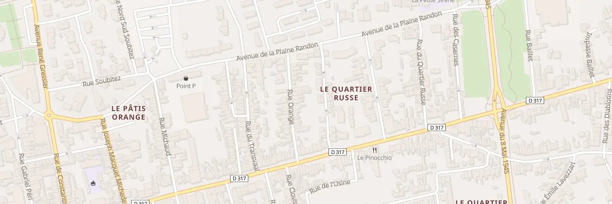 Plan du 22 Rue Orange à Berck