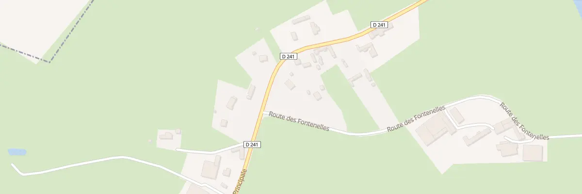 Plan du 1 Rte des Fontenelles à Hodeng-Hodenger