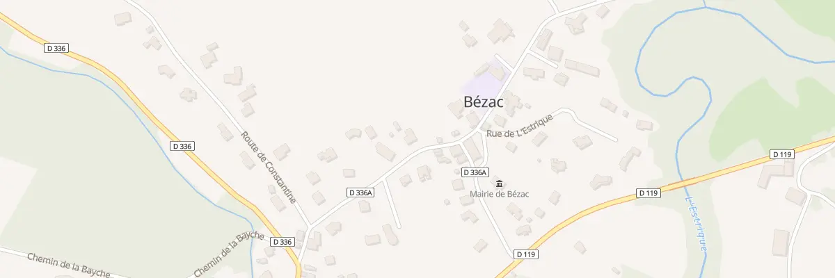 Plan du 125 Rue de Trémège à Bézac