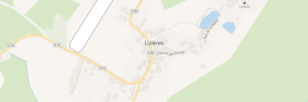 Plan du 1 Rue de la République à Lizières