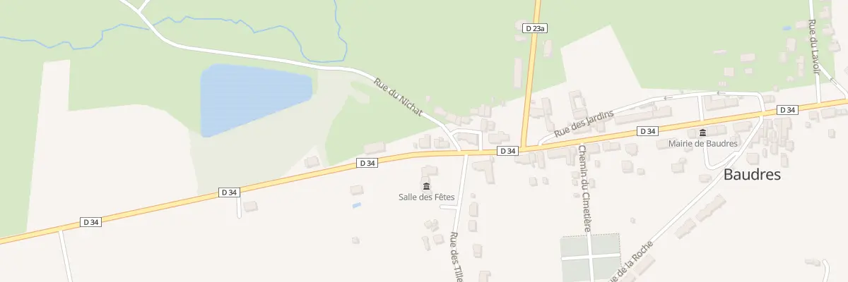 Plan du 6 Rue du Château à Baudres