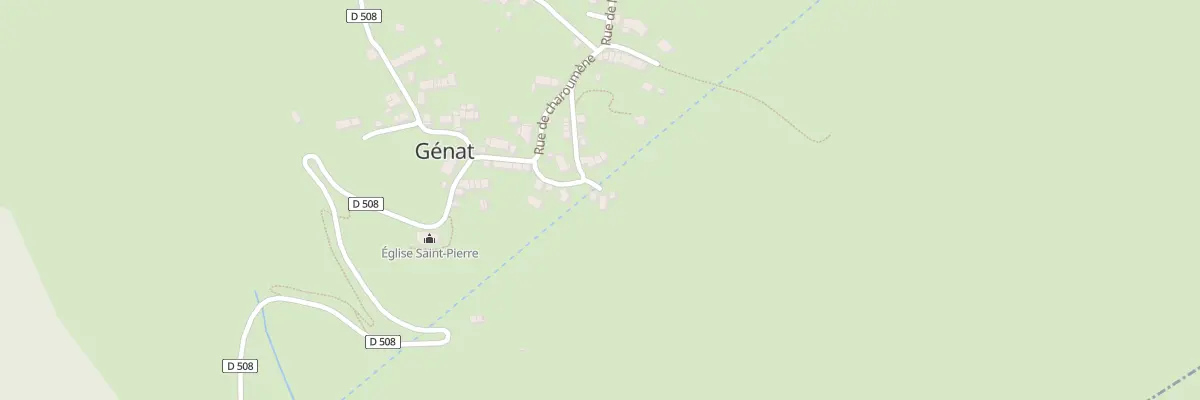 Plan du 20 Le Village à Génat