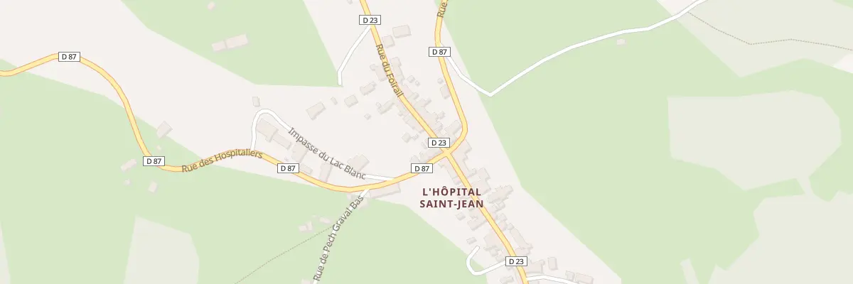 Plan du 74 L’Hopital Saint Jean à Cressensac-Sarrazac