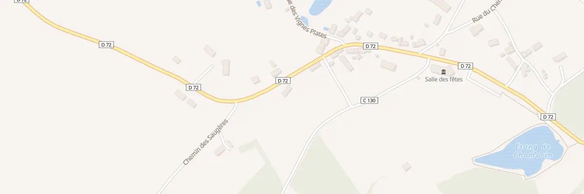 Plan du 5058 Les Saugeres à Baraize