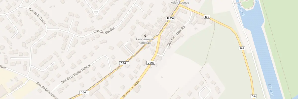 Plan du 50 Rue de la Ferté à Maintenon