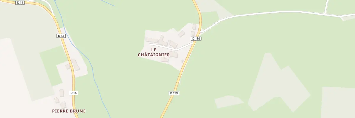 Plan du 5216 Le Chataignier à Champnétery
