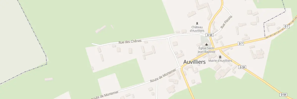 Plan du 5021 Le Bourg à Auvilliers