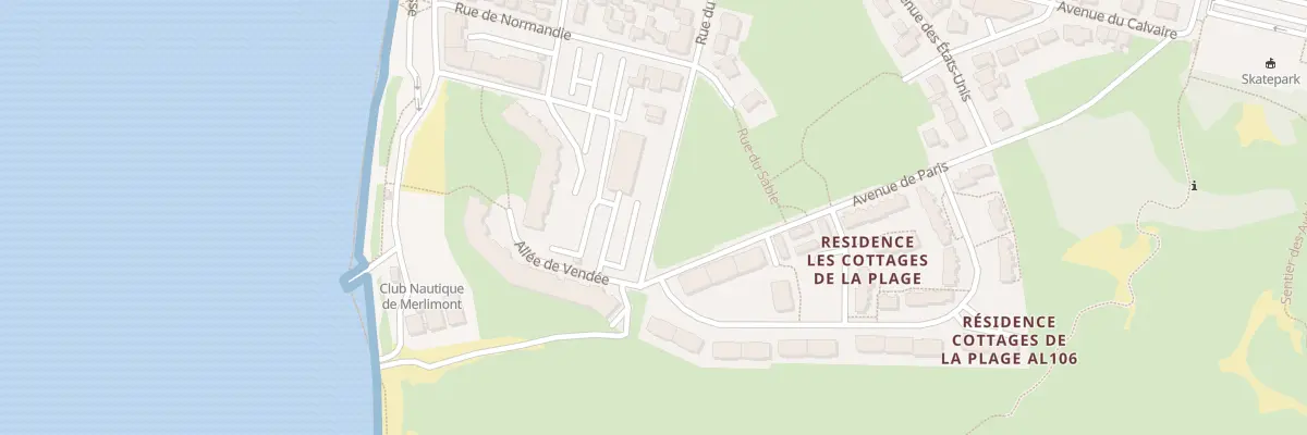 Plan du 51 Res Lorymar 4 Rue de Vendée 51 à Merlimont