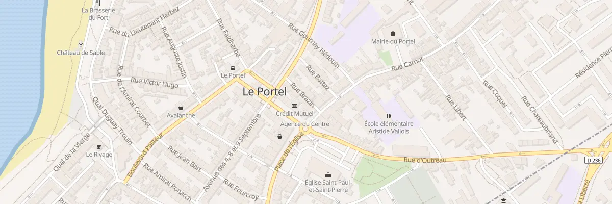 Plan du 5 Rue Carnot au Portel