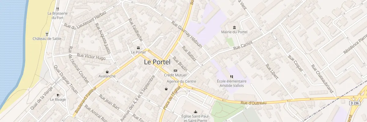 Plan du 7 Rue Brazin au Portel