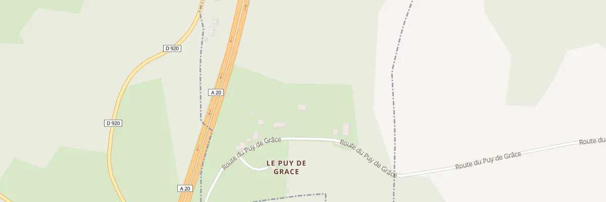 Plan du 5108 Puy de Grace à Espartignac