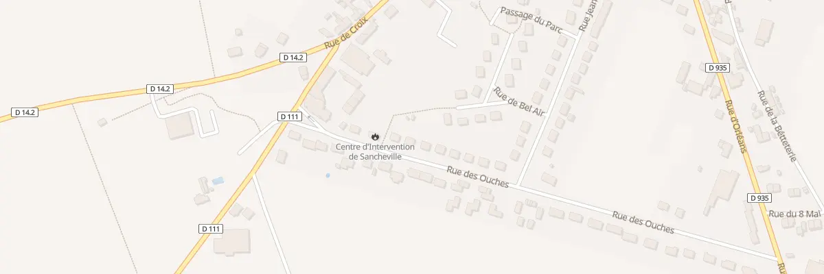 Plan du 9 Rue des Ouches à Sancheville