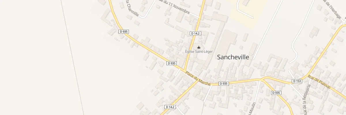 Plan du 4 Rue de Chartres à Sancheville