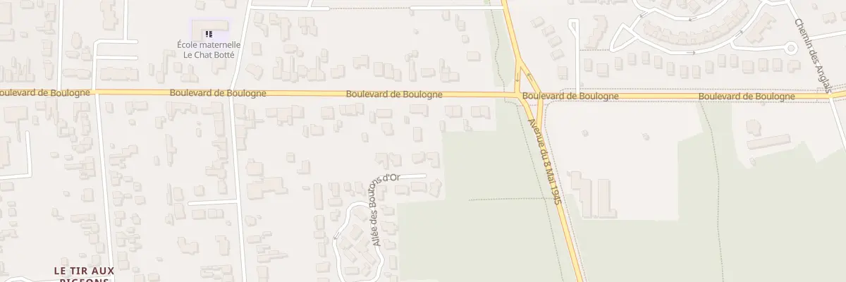 Plan du 64B Bd de Boulogne à Berck
