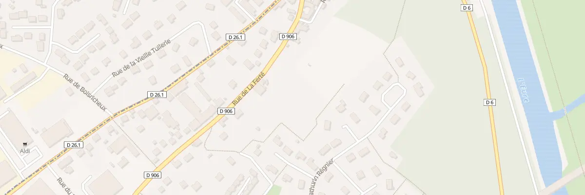 Plan du 21 Rue de la Ferté à Maintenon