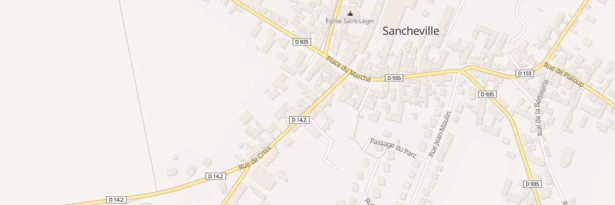Plan du 10 Rue de Croix à Sancheville