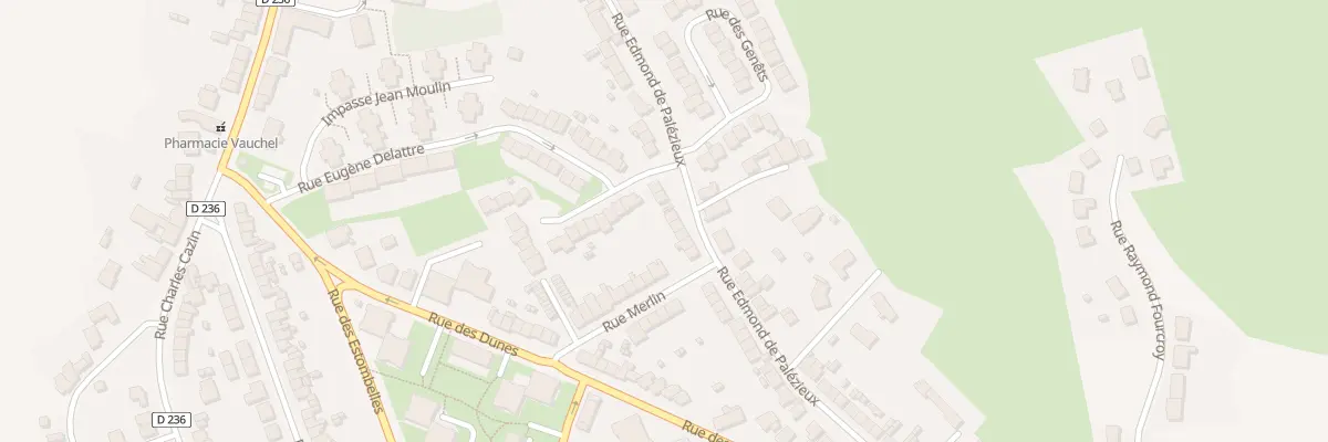 Plan du 54B Rue Edmond de Palezieux à Équihen-Plage