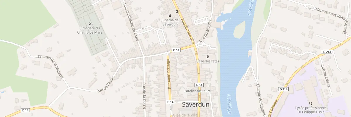 Plan du 3 All du Balouard à Saverdun