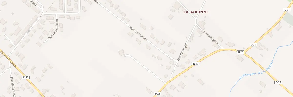 Plan du 125 Rue du Moulas à Mirepoix-sur-Tarn