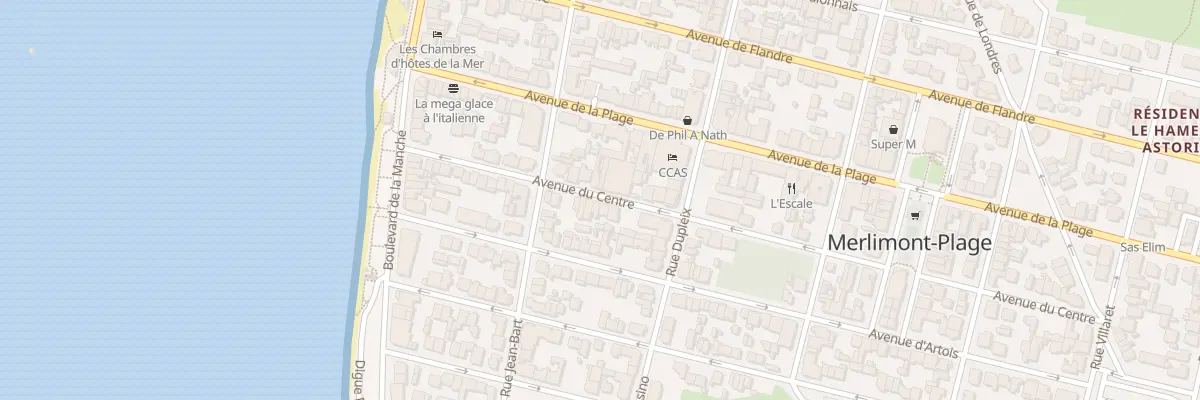 Plan du 34 Av du Centre à Merlimont