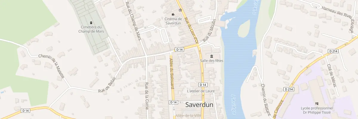 Plan du 5 Le Balouard à Saverdun
