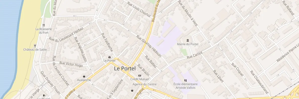 Plan du 40 Rue Gournay Hédouin au Portel