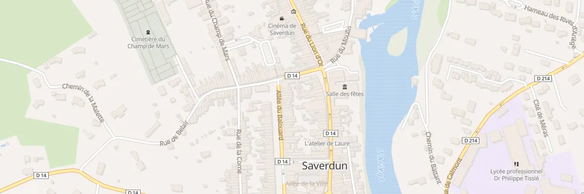 Plan du 9 Le Balouard à Saverdun