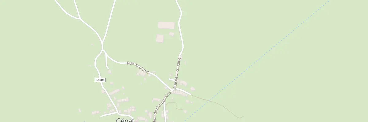 Plan du 28 Le Village à Génat
