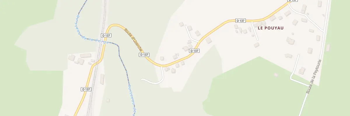 Plan du 3108 Rte d’Uzerche à Condat-sur-Ganaveix