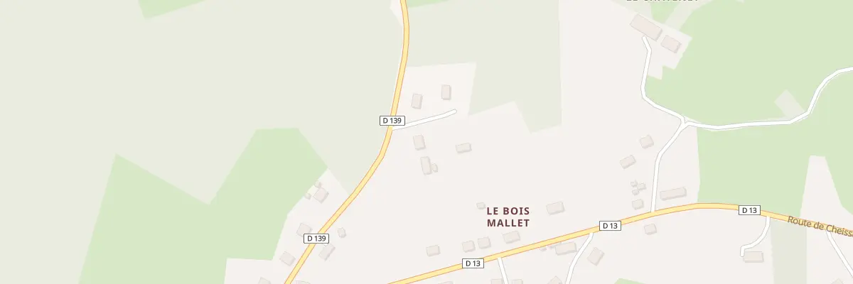Plan du 10 Rte de Moissannes à Champnétery