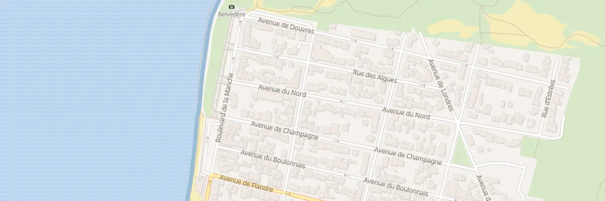 Plan du 36 Rue Surcouf à Merlimont