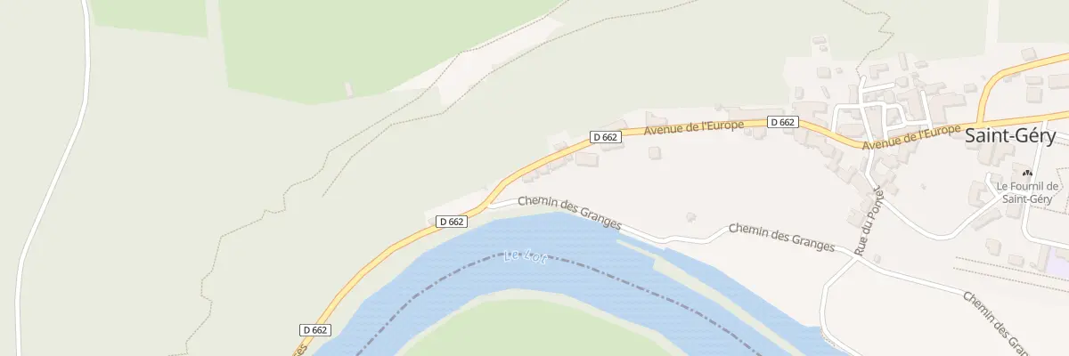 Plan du 5038 La Cevene Saint Gery à Saint Géry-Vers
